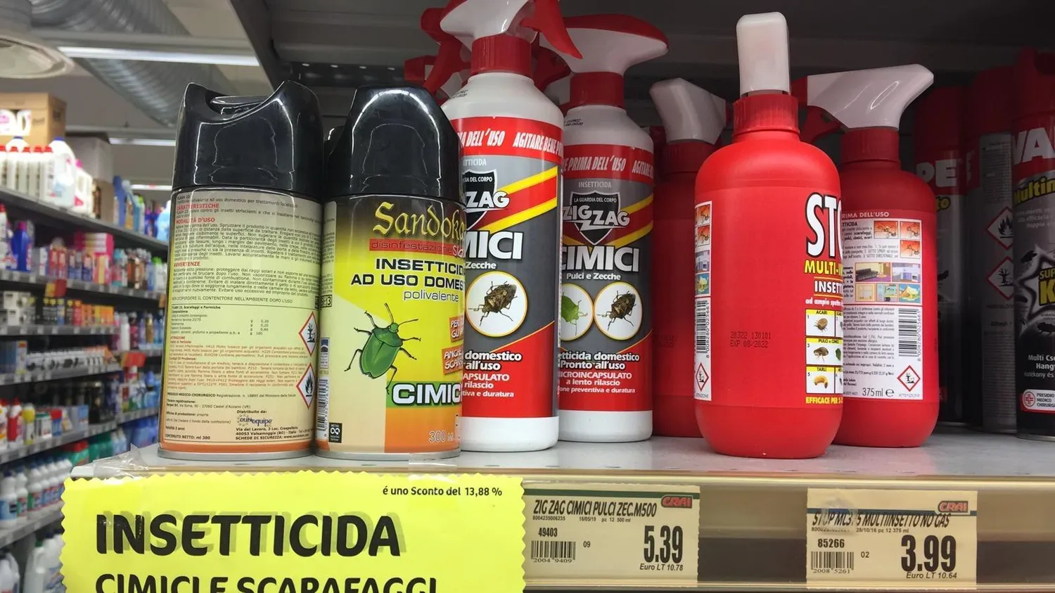 ZigZag Cimici Insetticida Microincapsulato 3x500 ml Azione Residuale