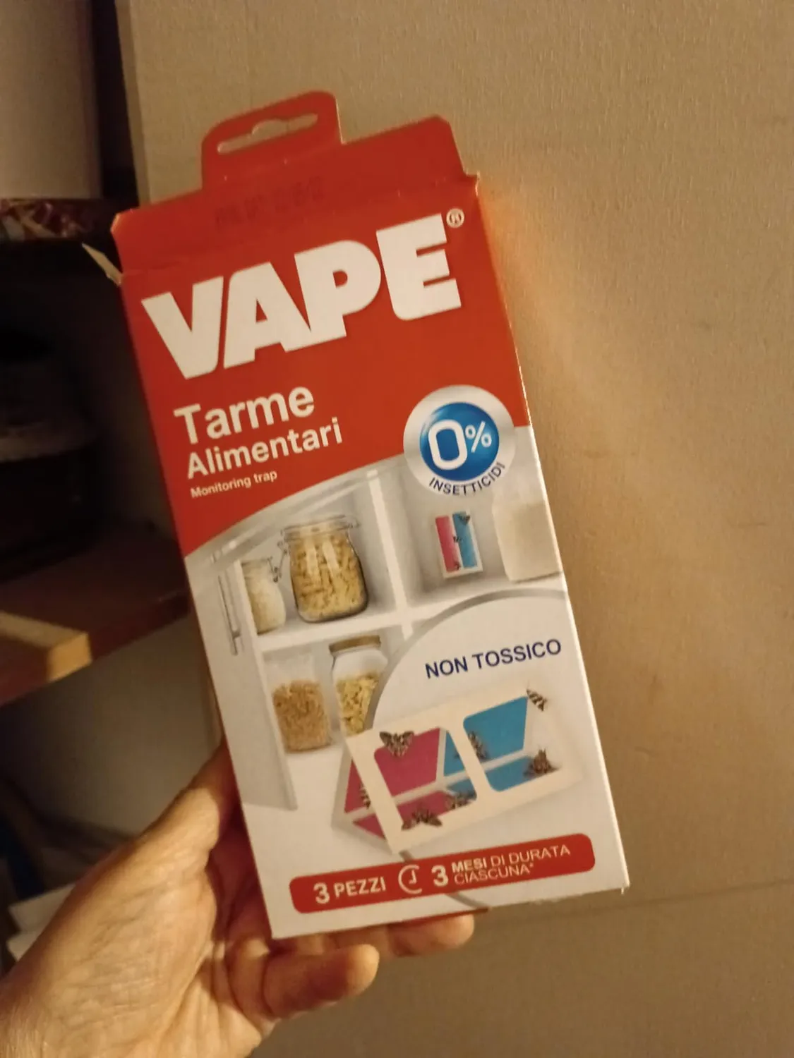 Vape Tarme Alimentari trappole 3 pezzi efficaci 3 mesi