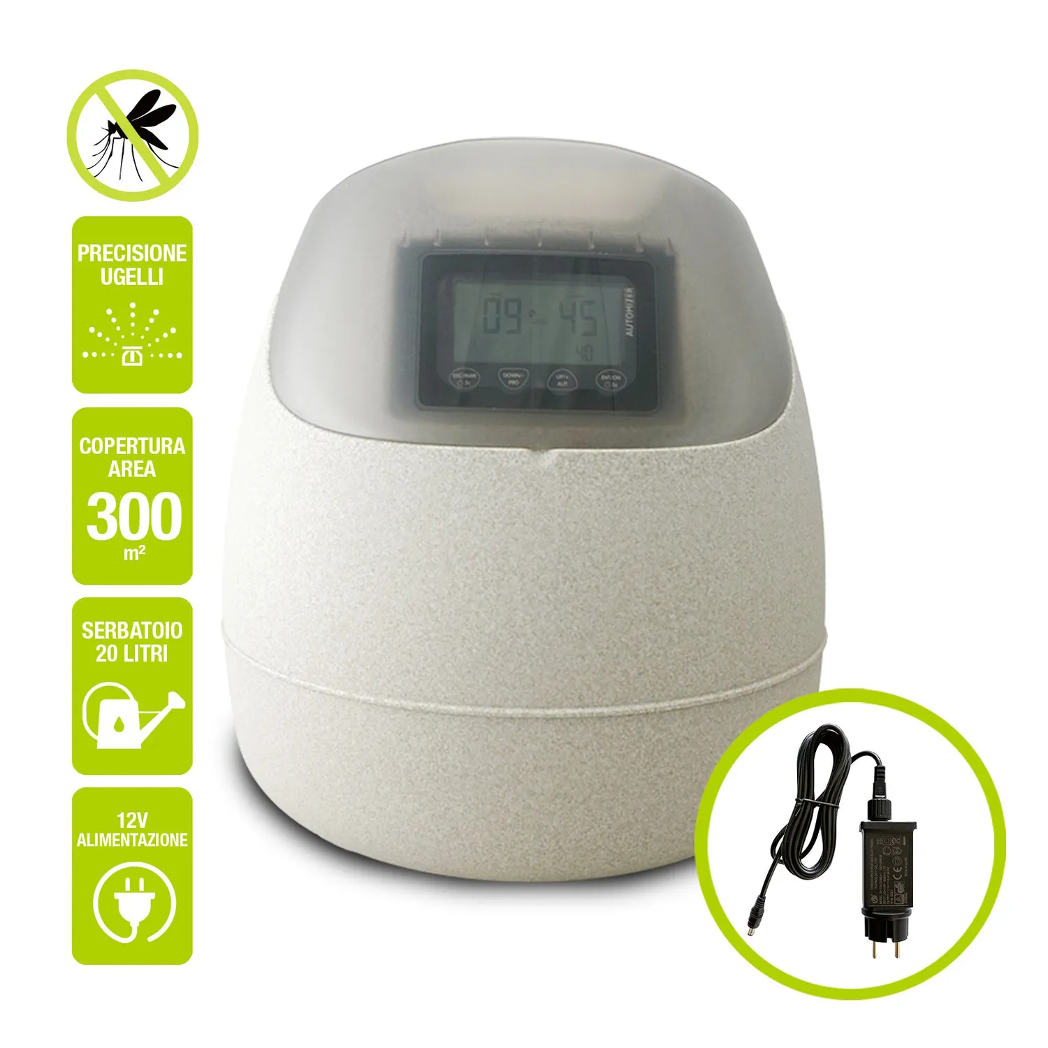 Sandokan Automizer kit 100-400 mq con insetticida