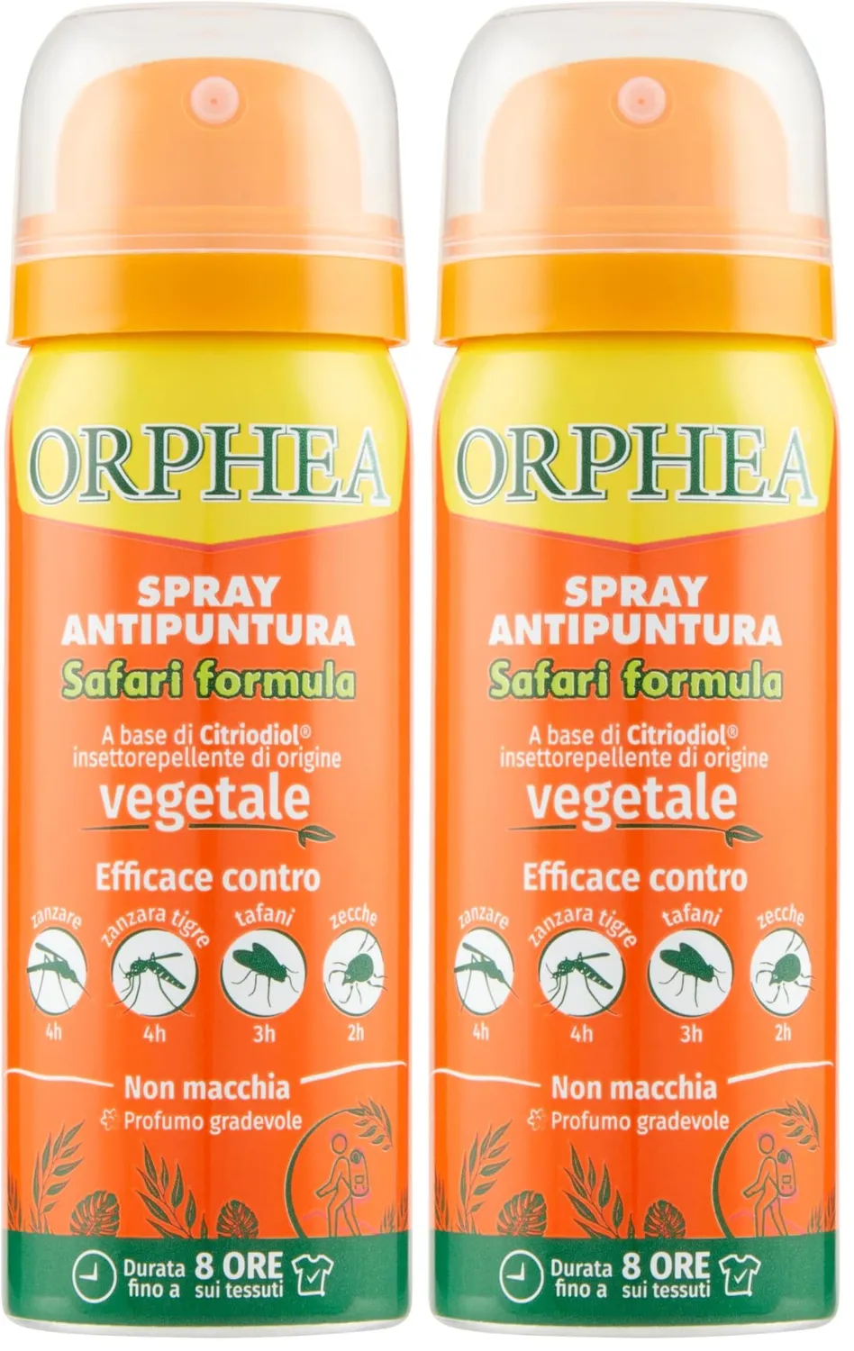 Orphea Safari spray repellente zanzare zecche 100 ml Citriodiol
