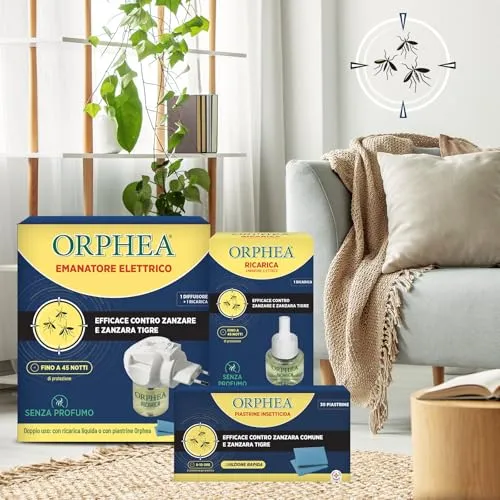Orphea Protezione Giorno e Notte Piastrine Eucalipto 30 Pezzi