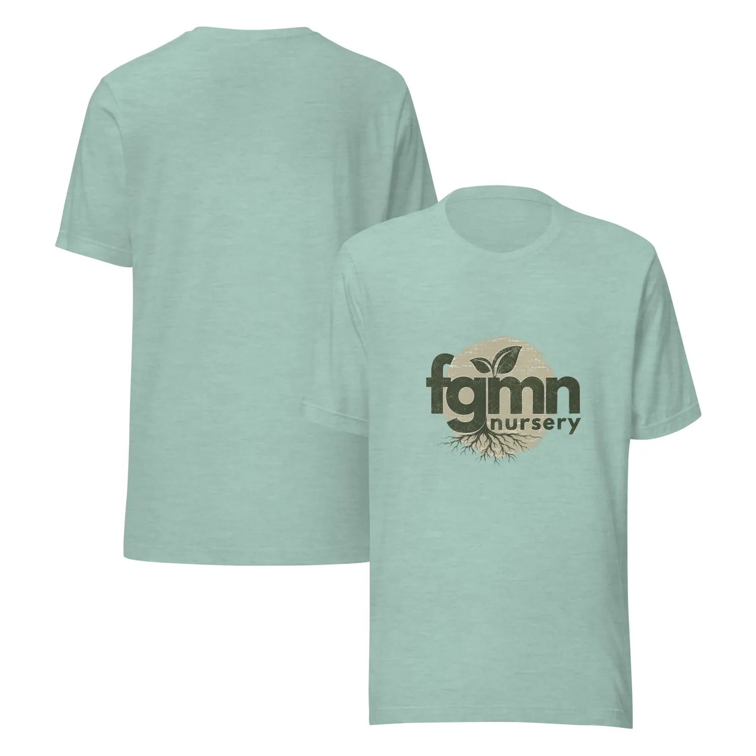 FGMN Originals t-shirt unisex cotone leggera salvia