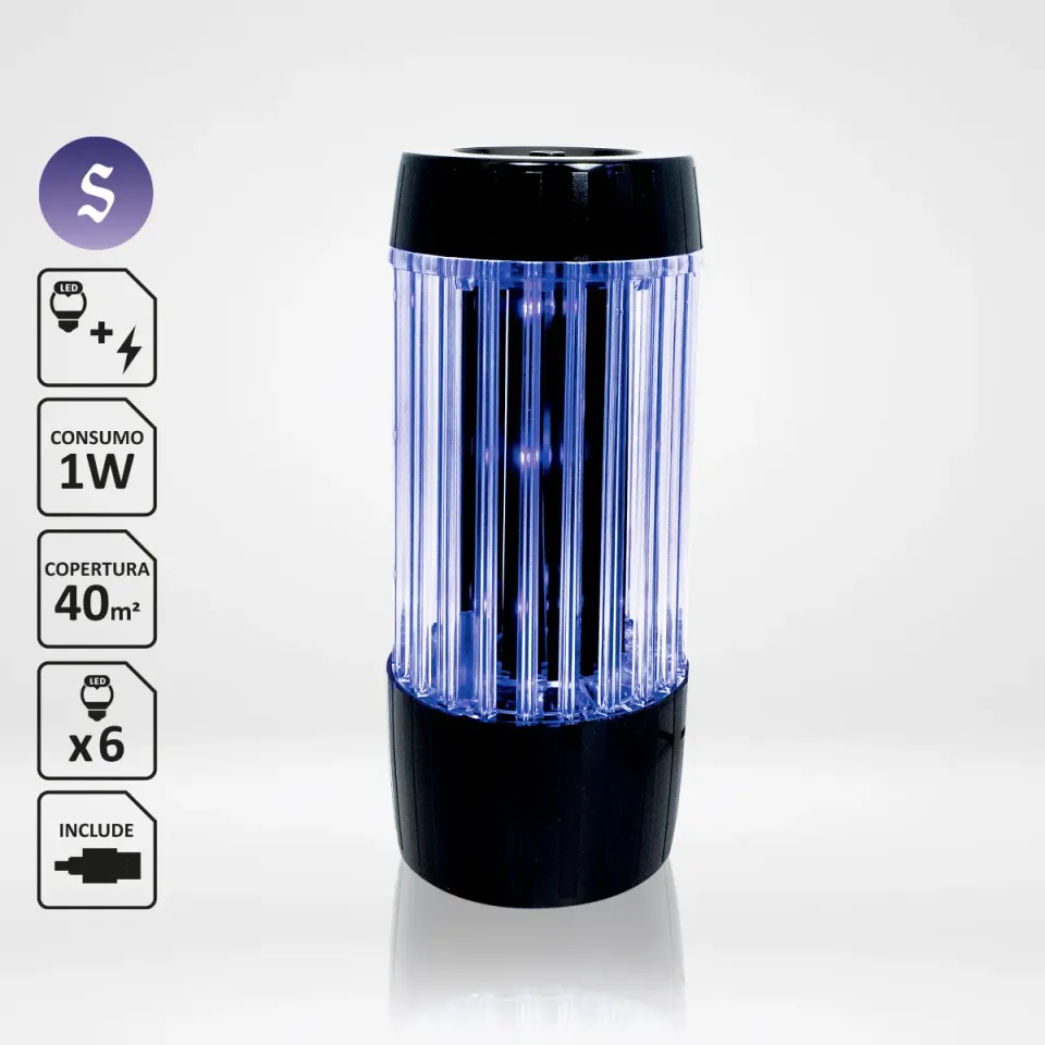 Piccio-NO! LED-ZAN lampada zanzare LED USB 40 mq