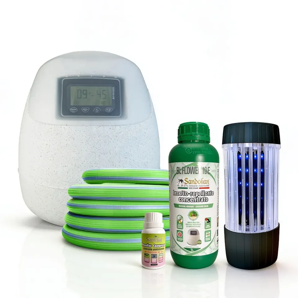 Sandokan Automizer kit antizanzare 100 mq con repellente