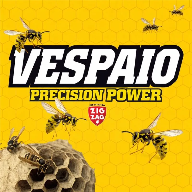 ZigZag Vespaio kit spray antivespe 2 pezzi getto 6 metri