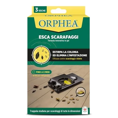 Orphea Esca Scarafaggi Gel Blatte 3 pz colonia