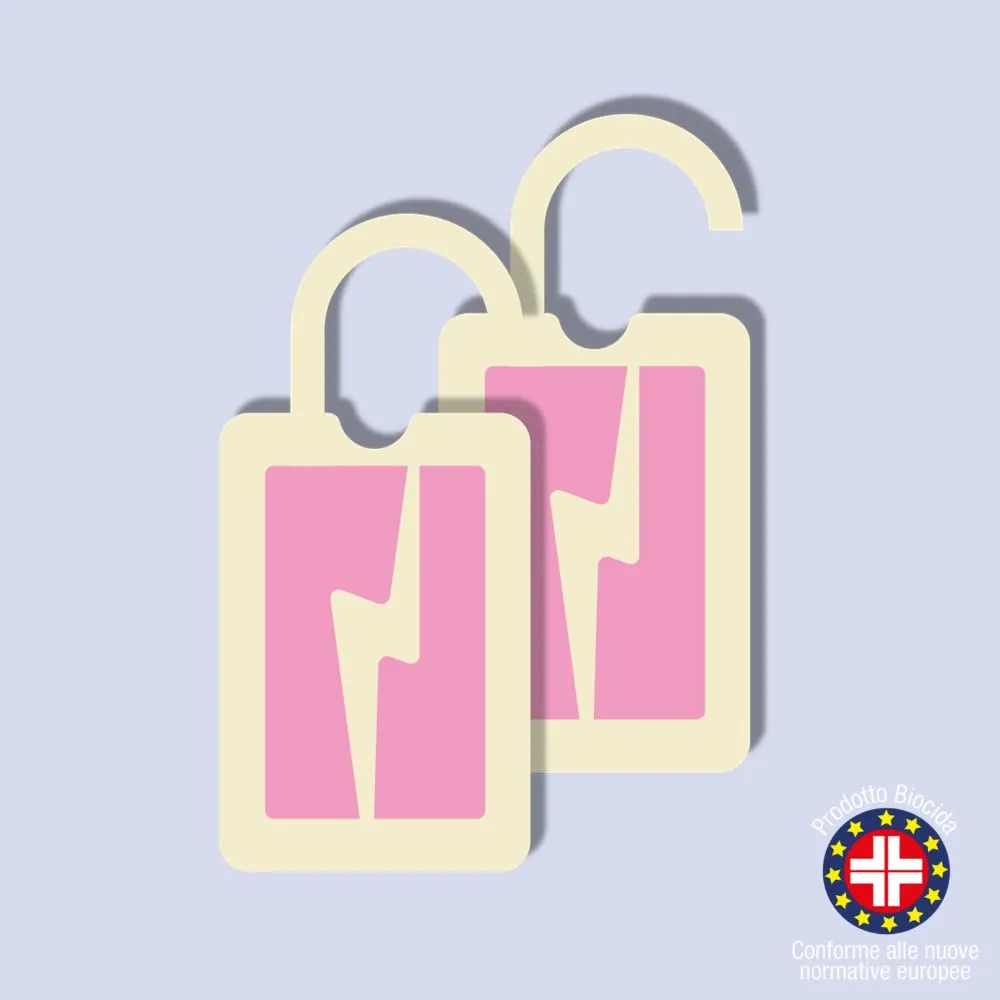 Zig Zag Antitarme Gabbiette Appendibili Lavanda 2 Pezzi