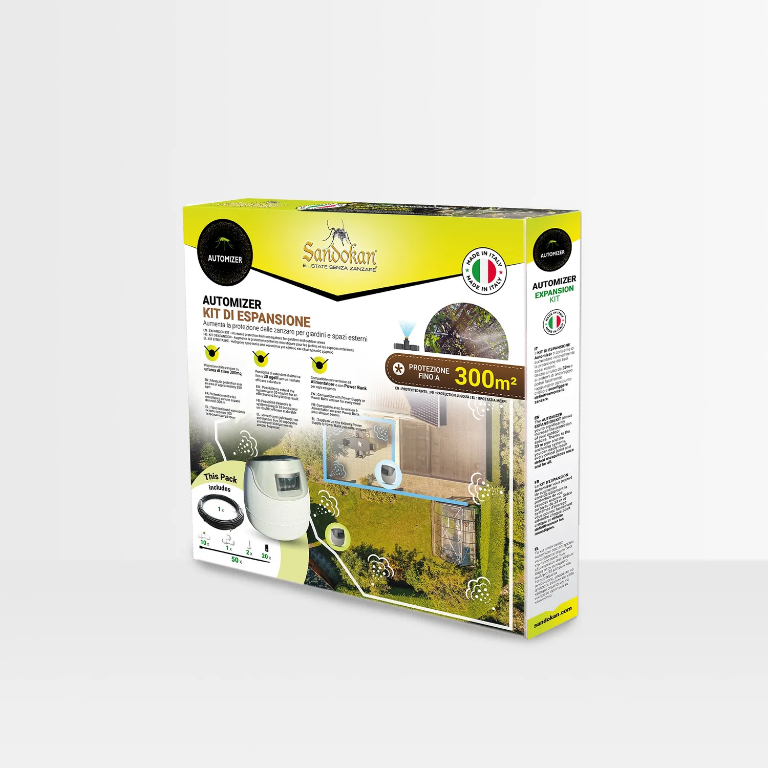 Piccio-NO! Automizer Dual Power kit nebulizzatore 100-400 mq