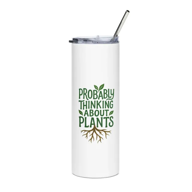 FGMN Probably Thinking About Plants tumbler acciaio 600 ml