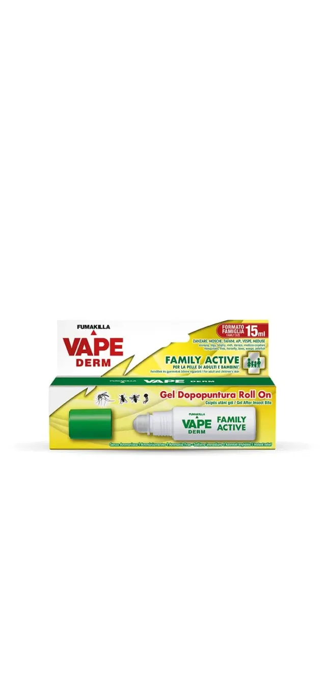 Vape Derm Family Gel Dopopuntura Roll-On 10 ml Lenitivo