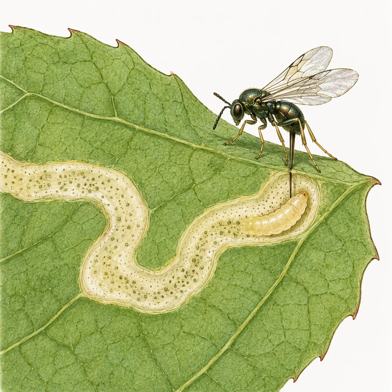 FGMN Nursery Diglyphus isaea vespa minatori Small 40 insetti