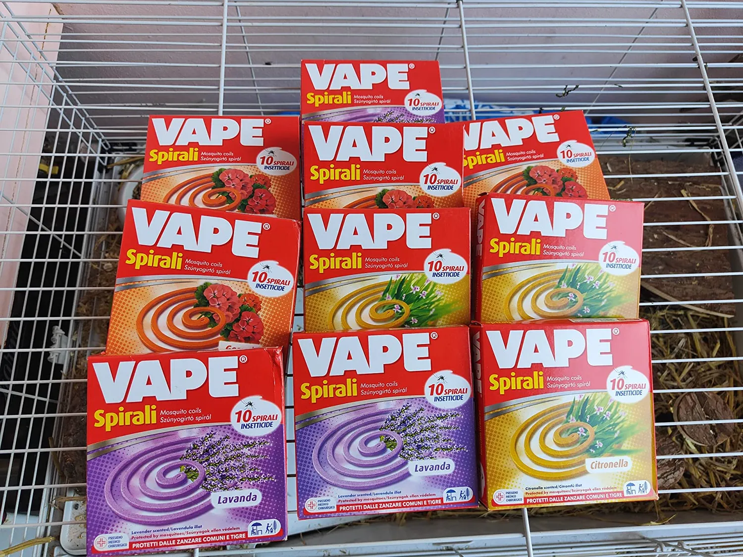 Vape Spirali Profumate antizanzare 100 pezzi 10 conf.