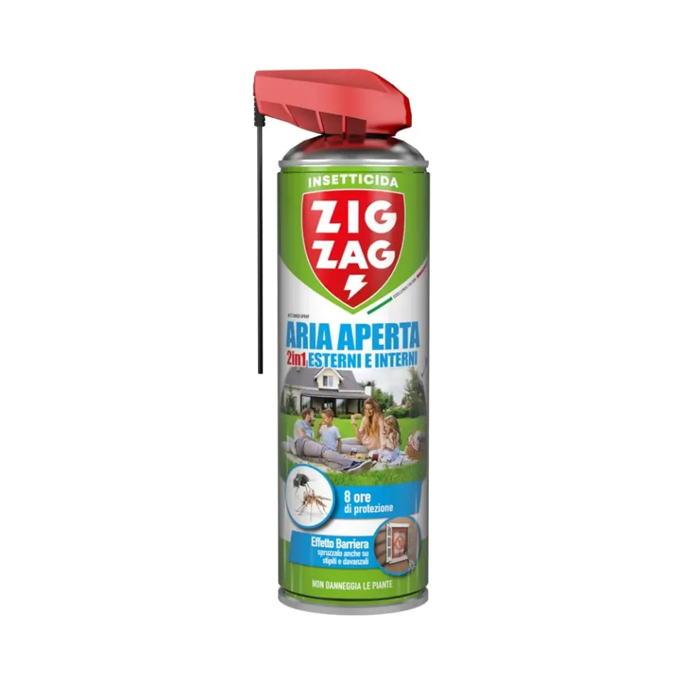 ZigZag Aria Aperta 2in1 spray antizanzare 500 ml 8 ore