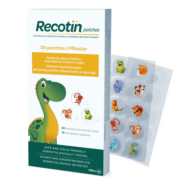 Novokill Recotin Cerotti Punture Zanzare 30 Pezzi Naturali