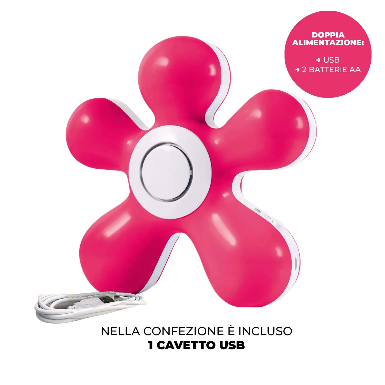 Piccio-NO! Petalo diffusore elettronico fragranze USB pile