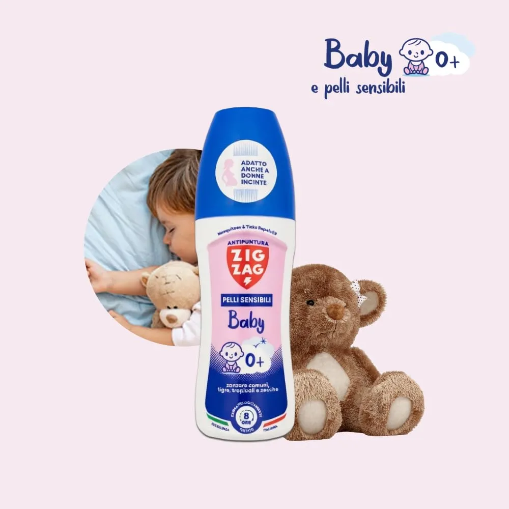 ZigZag Baby spray antizanzare bambini 100 ml senza profumo