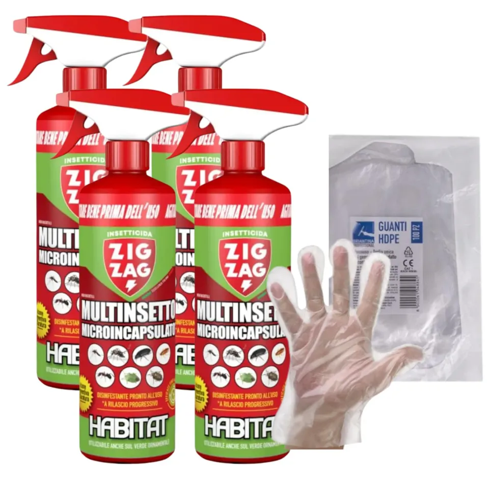 ZigZag Multinsetto Microincapsulato spray 500 ml 4 pezzi
