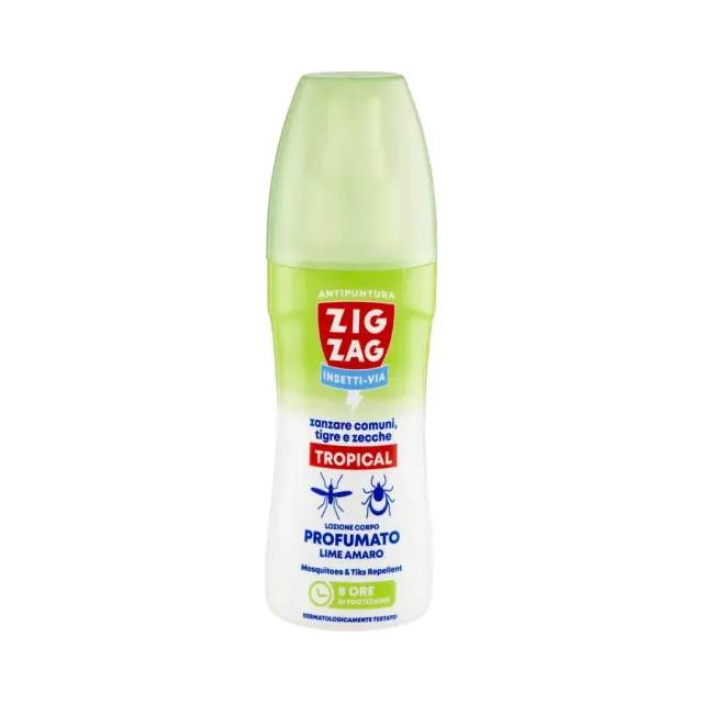 ZigZag Family Lozione Antizanzare Lime 100 ml DEET 20%