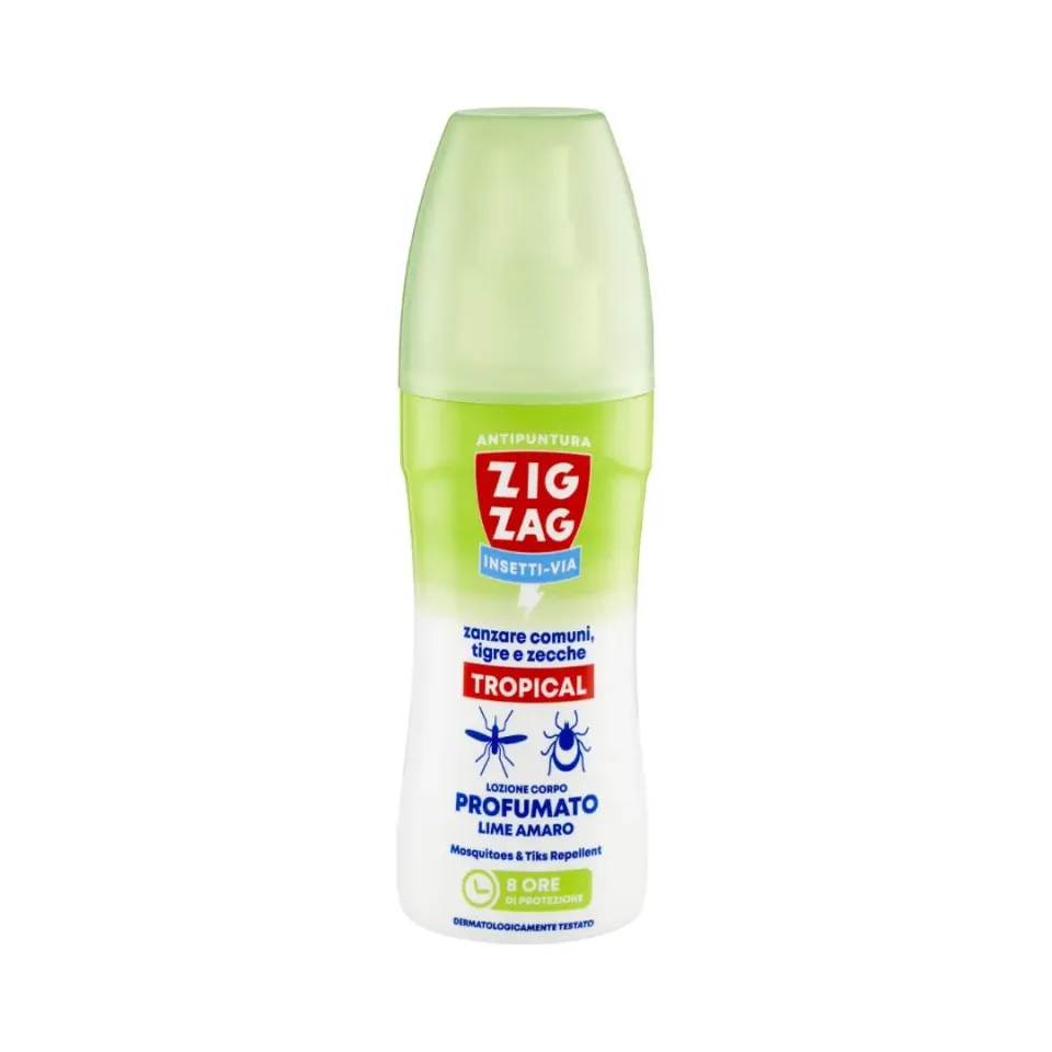 ZigZag Family Lozione Antizanzare Lime 100 ml DEET 20%