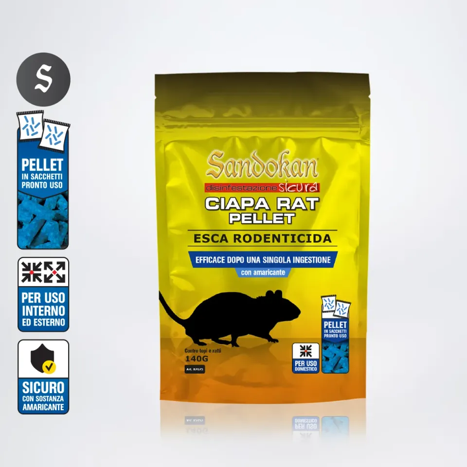 Piccio-NO! Ciapa Rat Pellet esca topi in grani 140 g