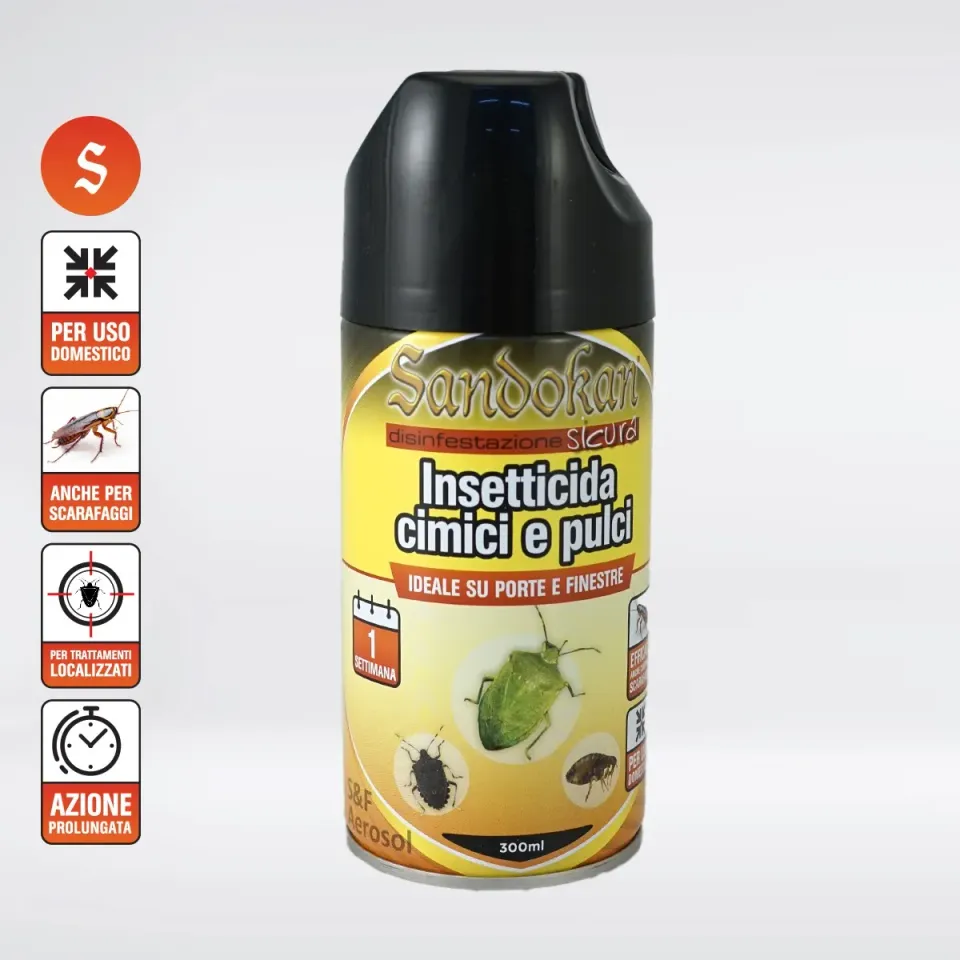 Piccio-NO! Insetticida cimici e pulci spray 300ml residuale