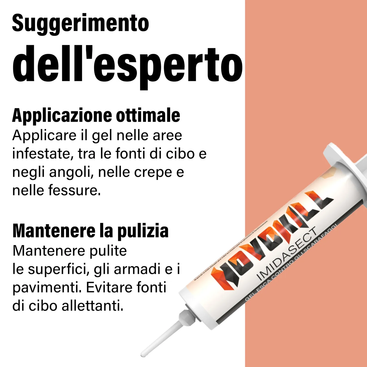 Novokill Gel Anti Scarafaggi gel blatte 2x10 g effetto nido