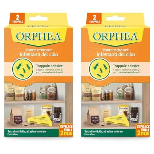 Orphea Antitarme Alimentare Trappole Adesive 2 pz naturali