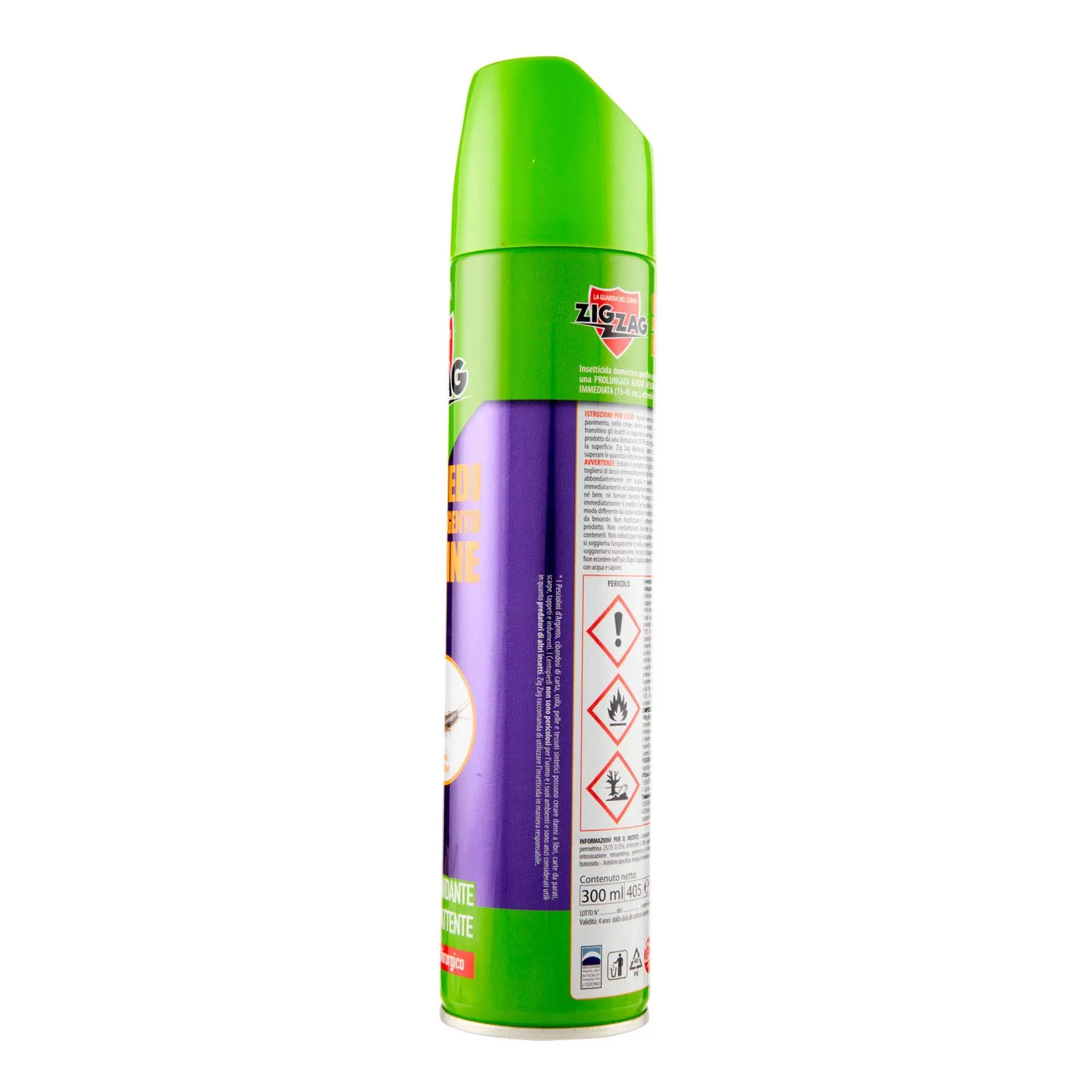 Zig Zag Insetticida Spray Centopiedi Pesciolini Argento 300 ml