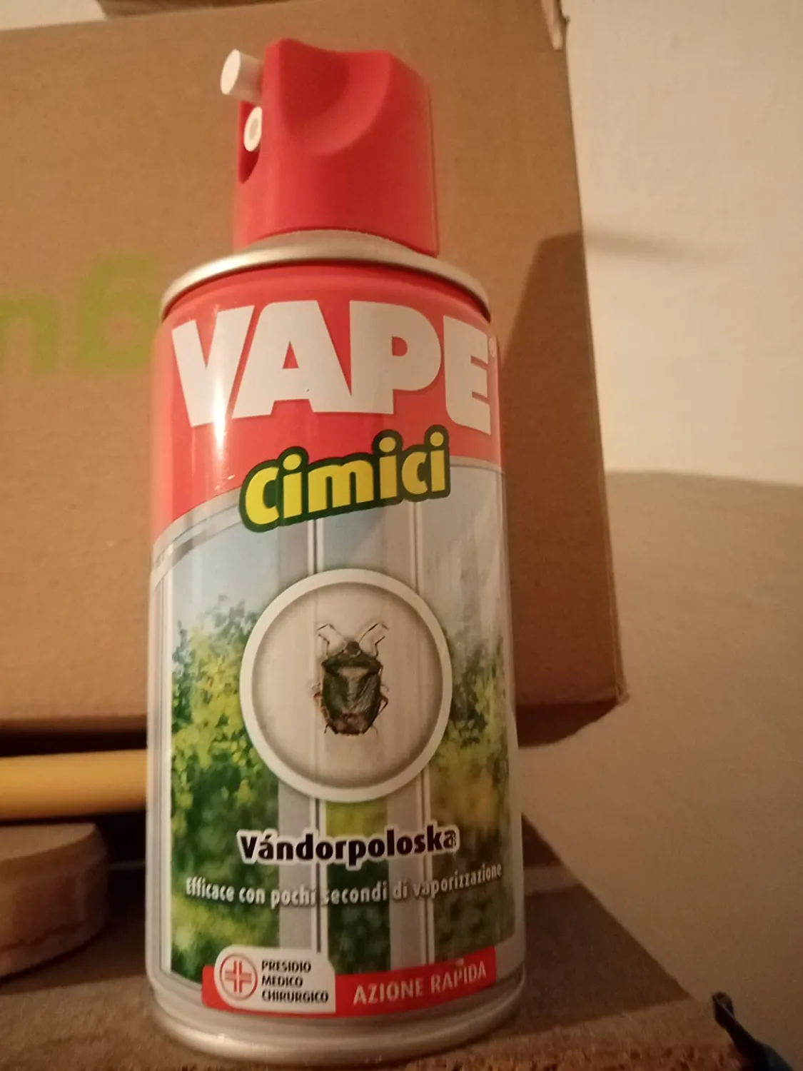 Vape Tecno Ragni Cimici Millepiedi Insetticida Spray 300 ml