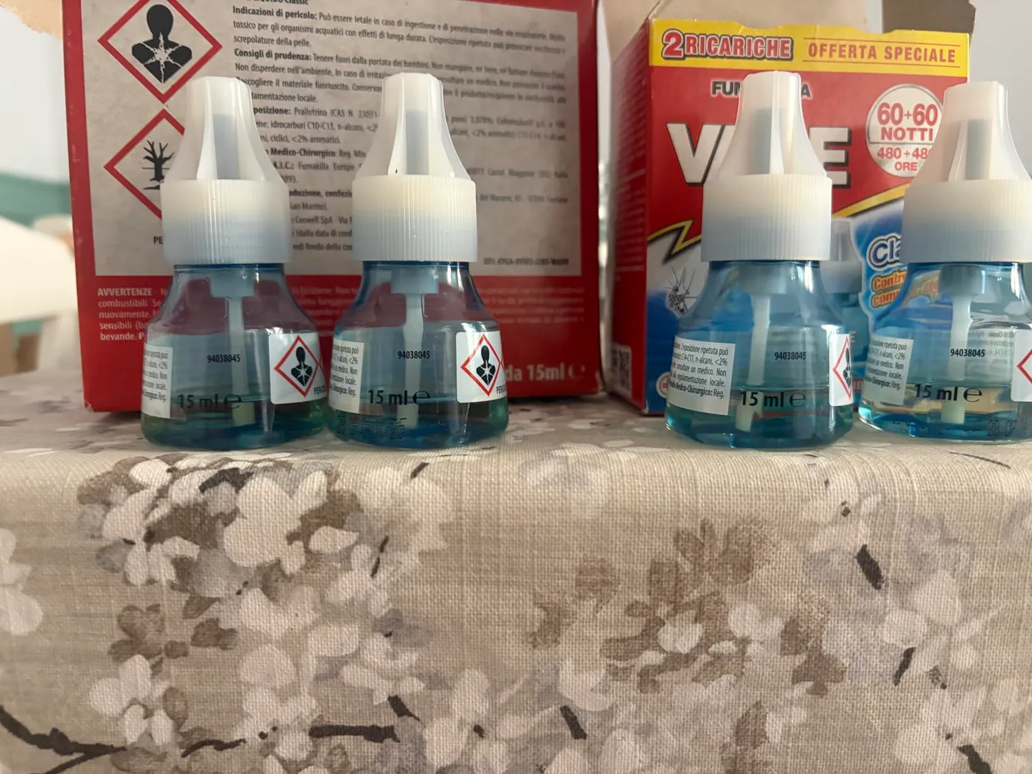Vape Verdessenza diffusore elettrico 2+2 ricariche 30 notti