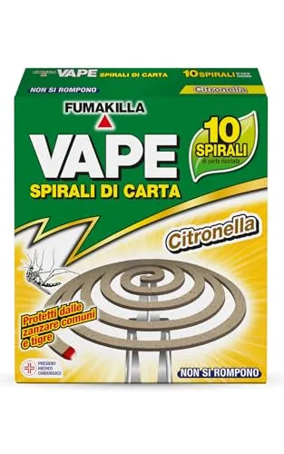 Vape Spirali Profumate Assortite antizanzare 3 pezzi