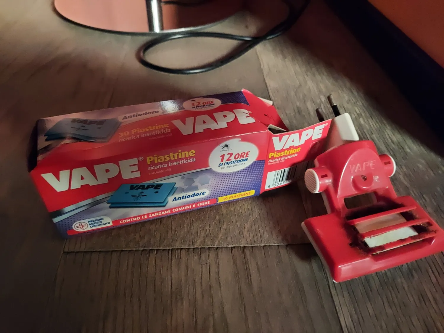 Vape Mat e piastrine zanzare 30 pezzi 12 ore