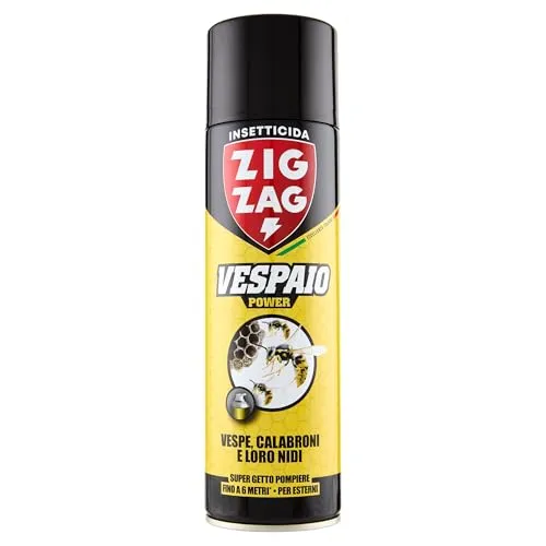 ZigZag Nidi Vespe e Calabroni insetticida spray 500 ml getto 6 m