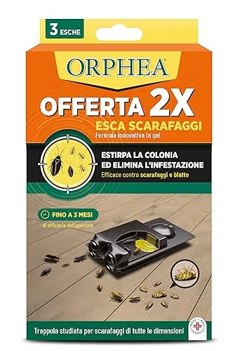 Orphea Protezione Casa Esca Scarafaggi Gel Bipack 6 Pezzi 3 Mesi