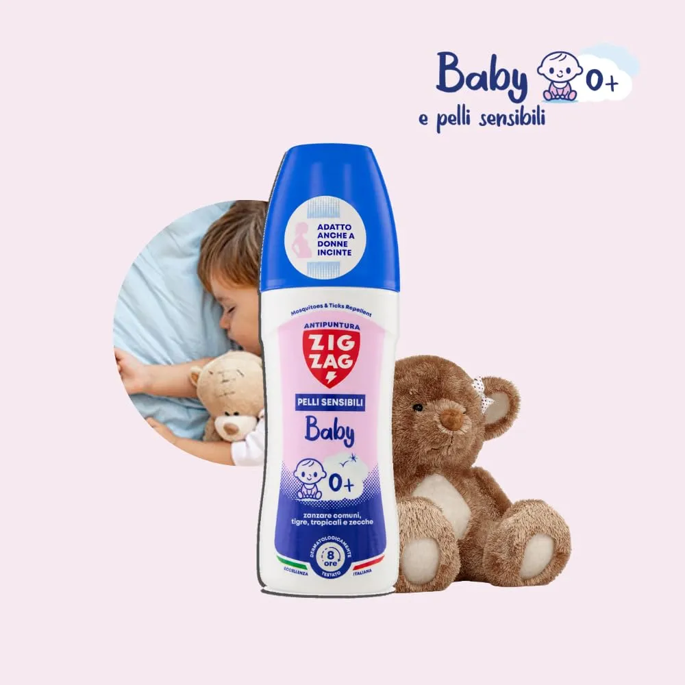 ZigZag spray antizanzare bambini 2x100 ml pelli sensibili