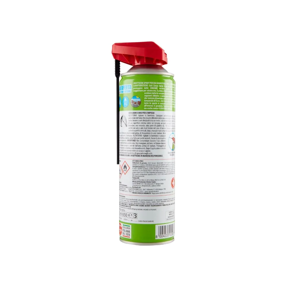ZigZag Aria Aperta 2in1 spray antizanzare 500 ml 8 ore