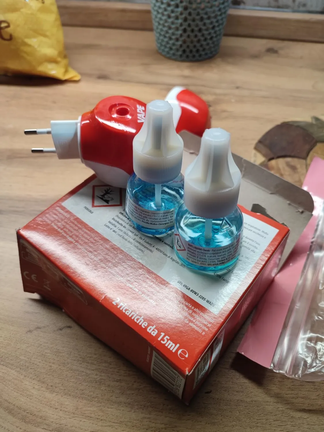 Vape Verdessenza diffusore elettrico 2+2 ricariche 30 notti