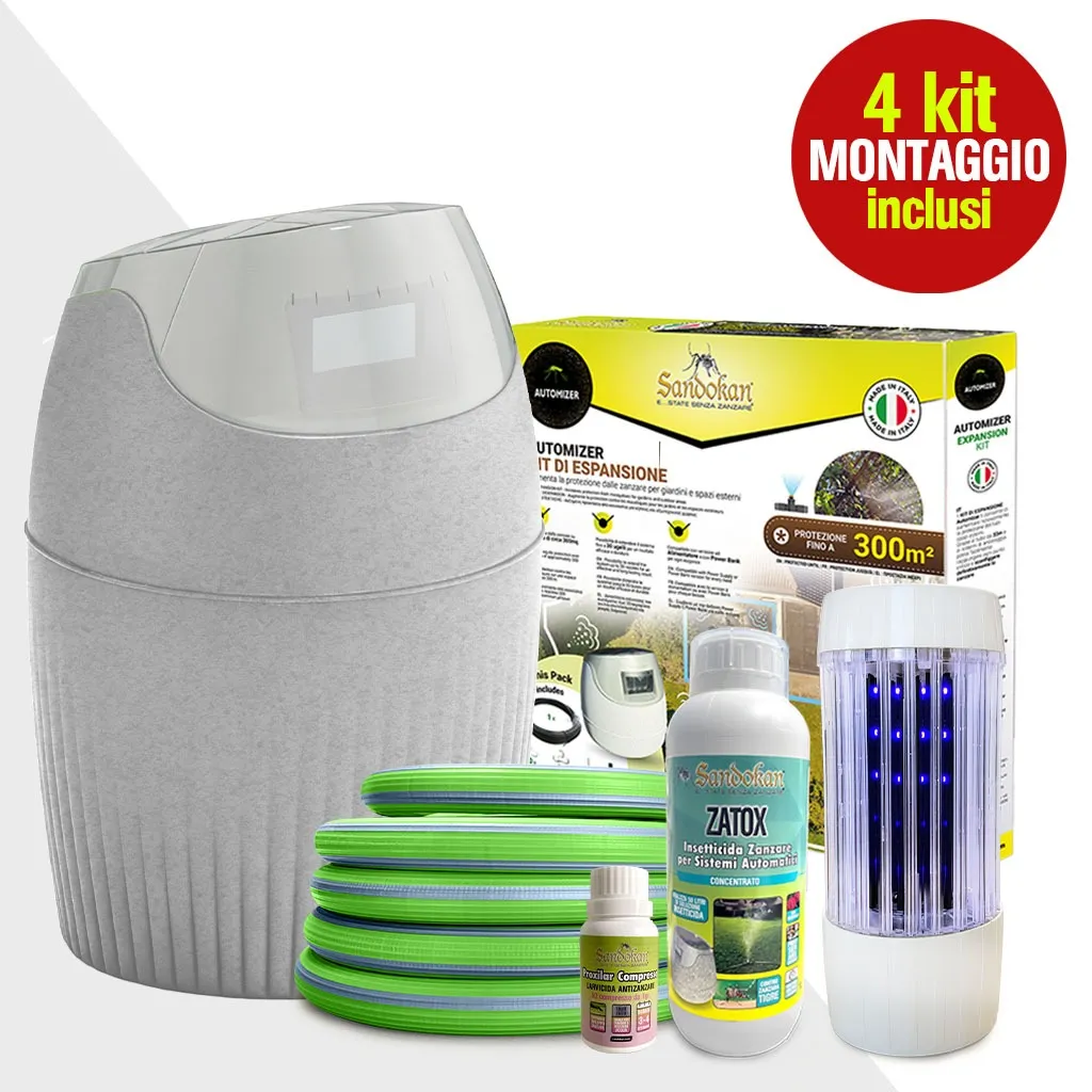 Sandokan Automizer kit nebulizzatore giardino 1200 mq
