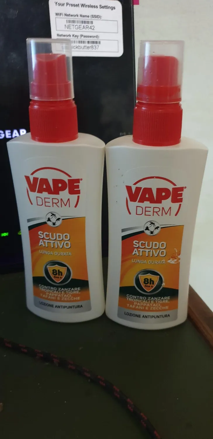 Vape Derm Scudo Attivo lozione 100 ml 8 ore
