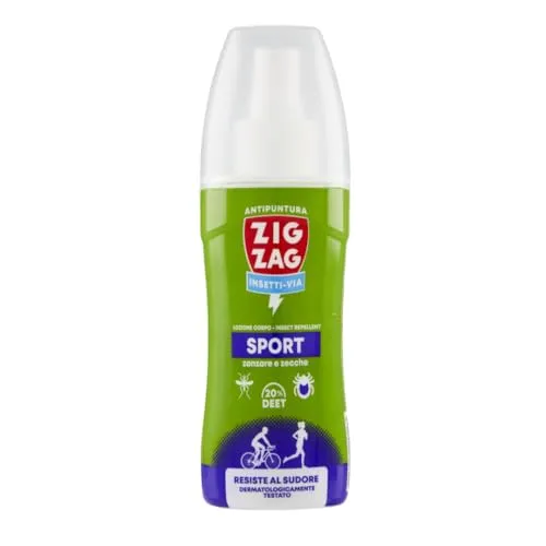 ZigZag Insetti Via Sport Lozione Repellente 100 ml DEET 20%