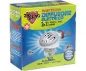 ZigZag diffusore elettrico antizanzare base + ricarica 30 ml