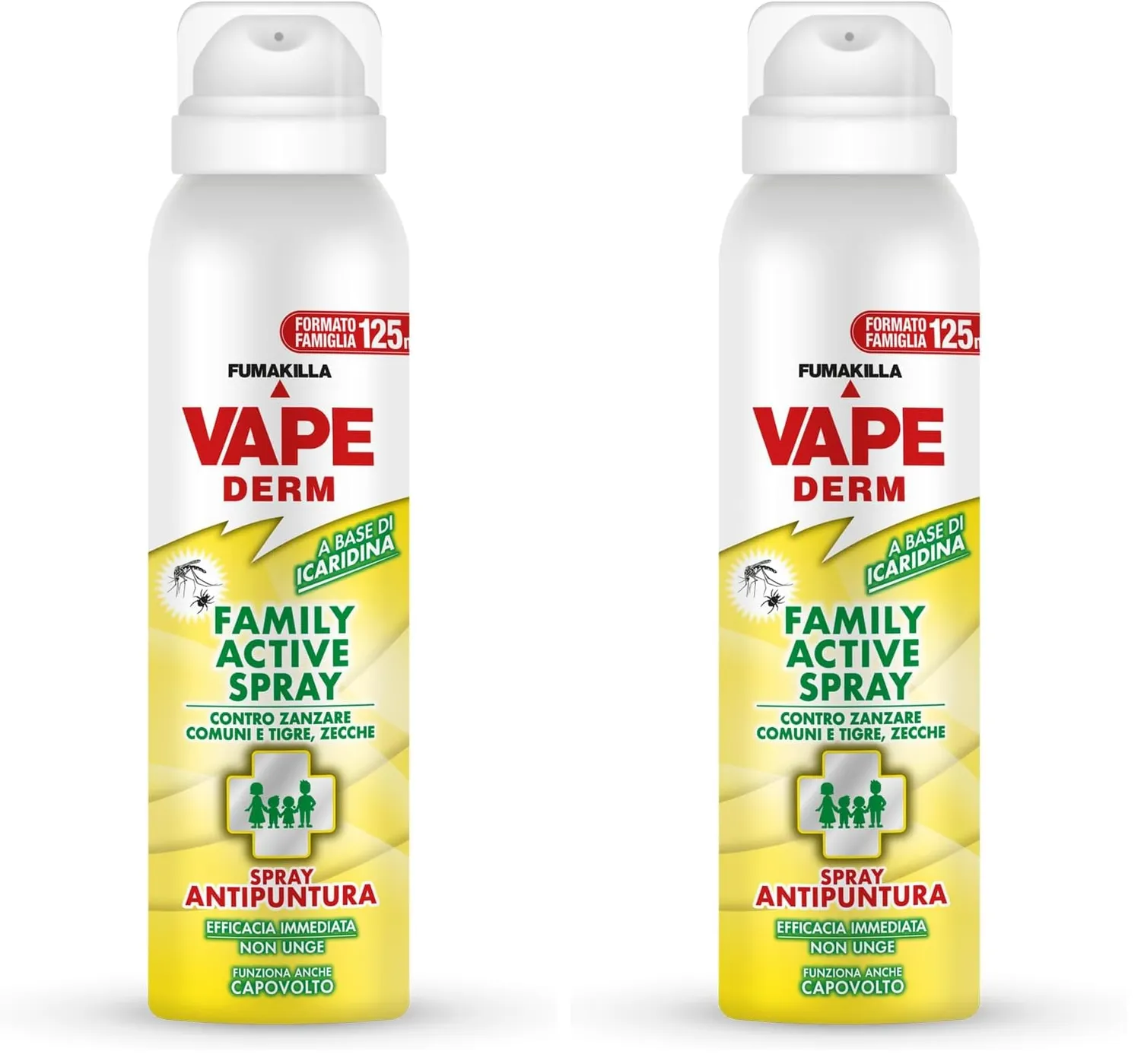 Vape Derm Family Active Spray Antipuntura Icaridina 125 ml
