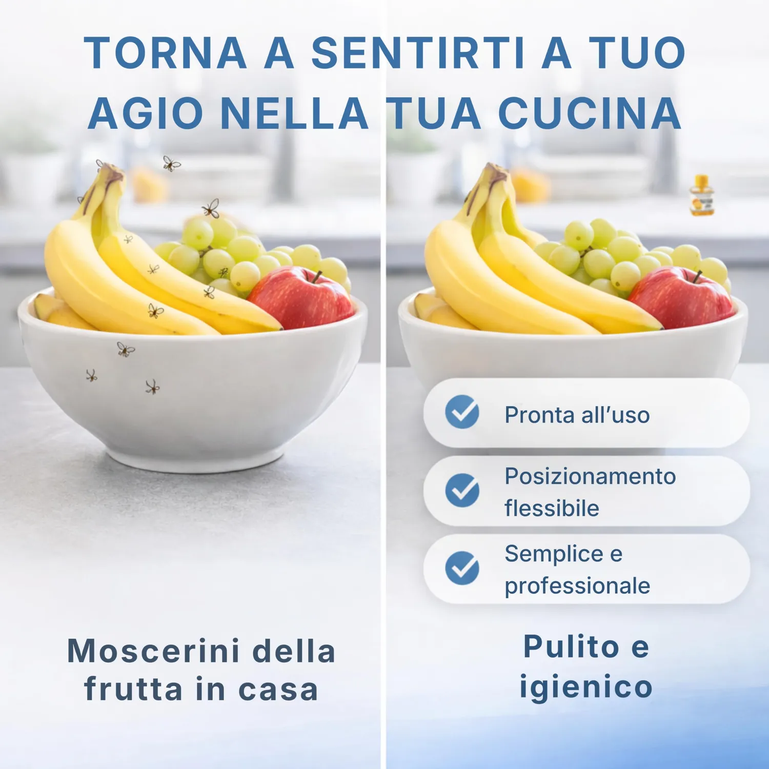 Novokill attrattivo moscerini frutta 8x20ml ricarica