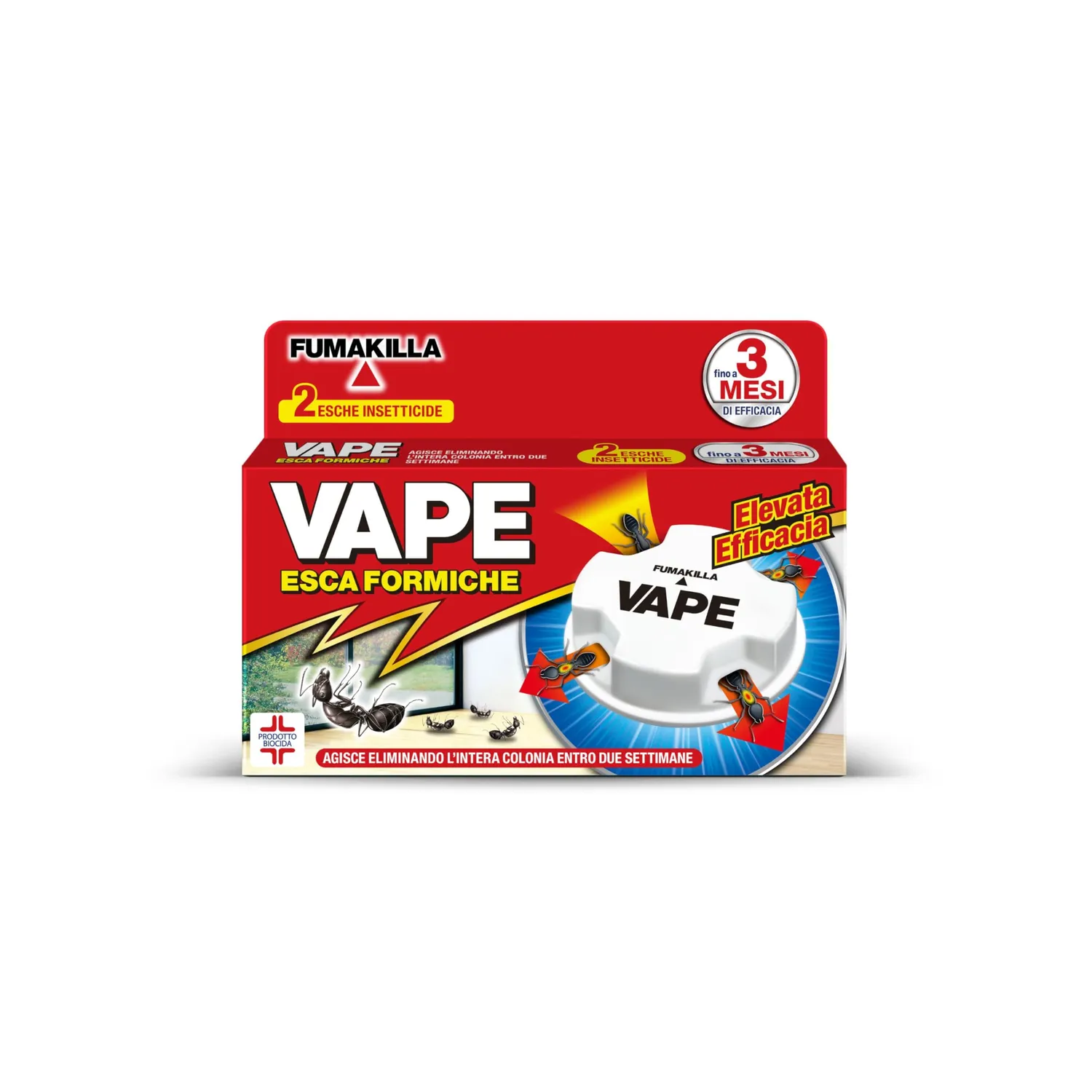 Vape Scarafaggi e Formiche insetticida polvere 250 g pronta uso