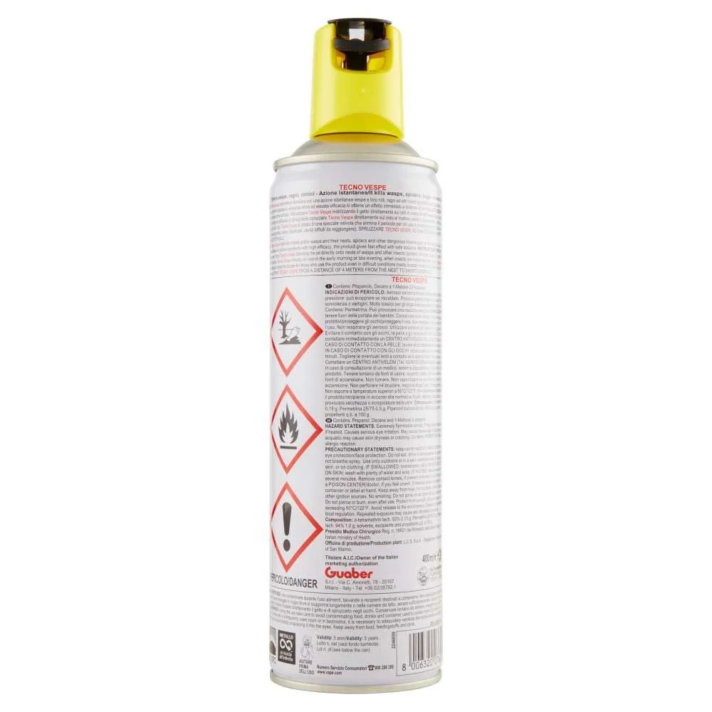 Vape Vespe Spray Insetticida 3x400 ml Abbattente