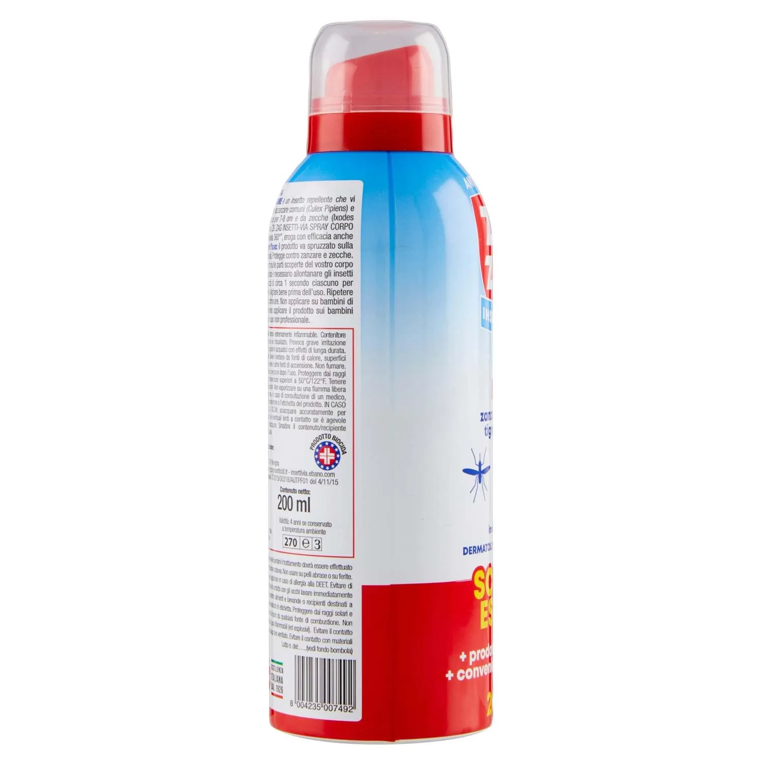 ZigZag Family spray antizanzare inodore 200 ml