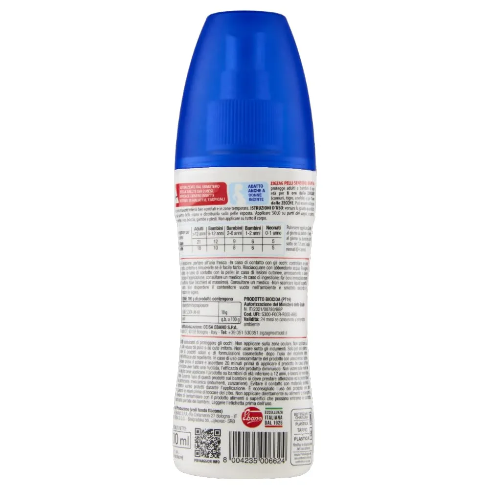 ZigZag Baby spray antizanzare bambini 100 ml senza profumo