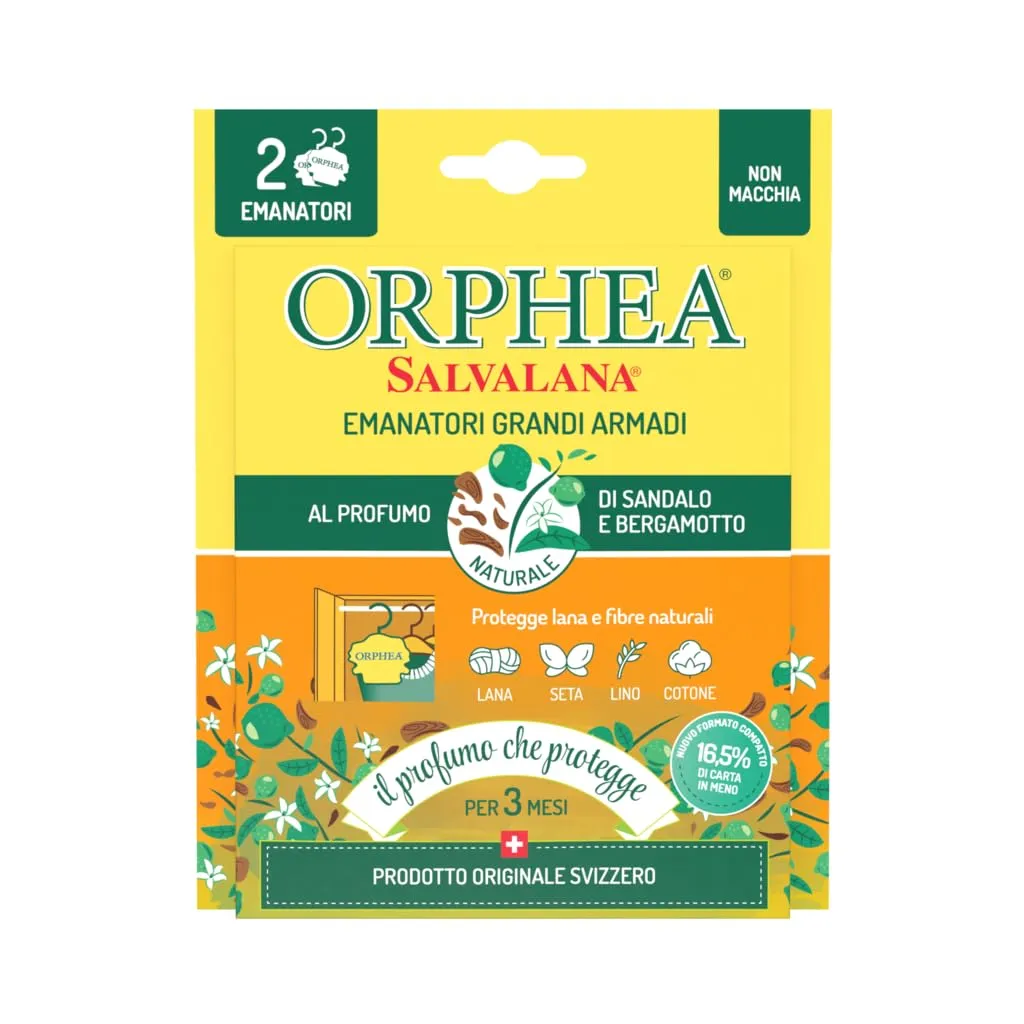 Orphea Salvalana emanatori antitarme lavanda 2 pezzi